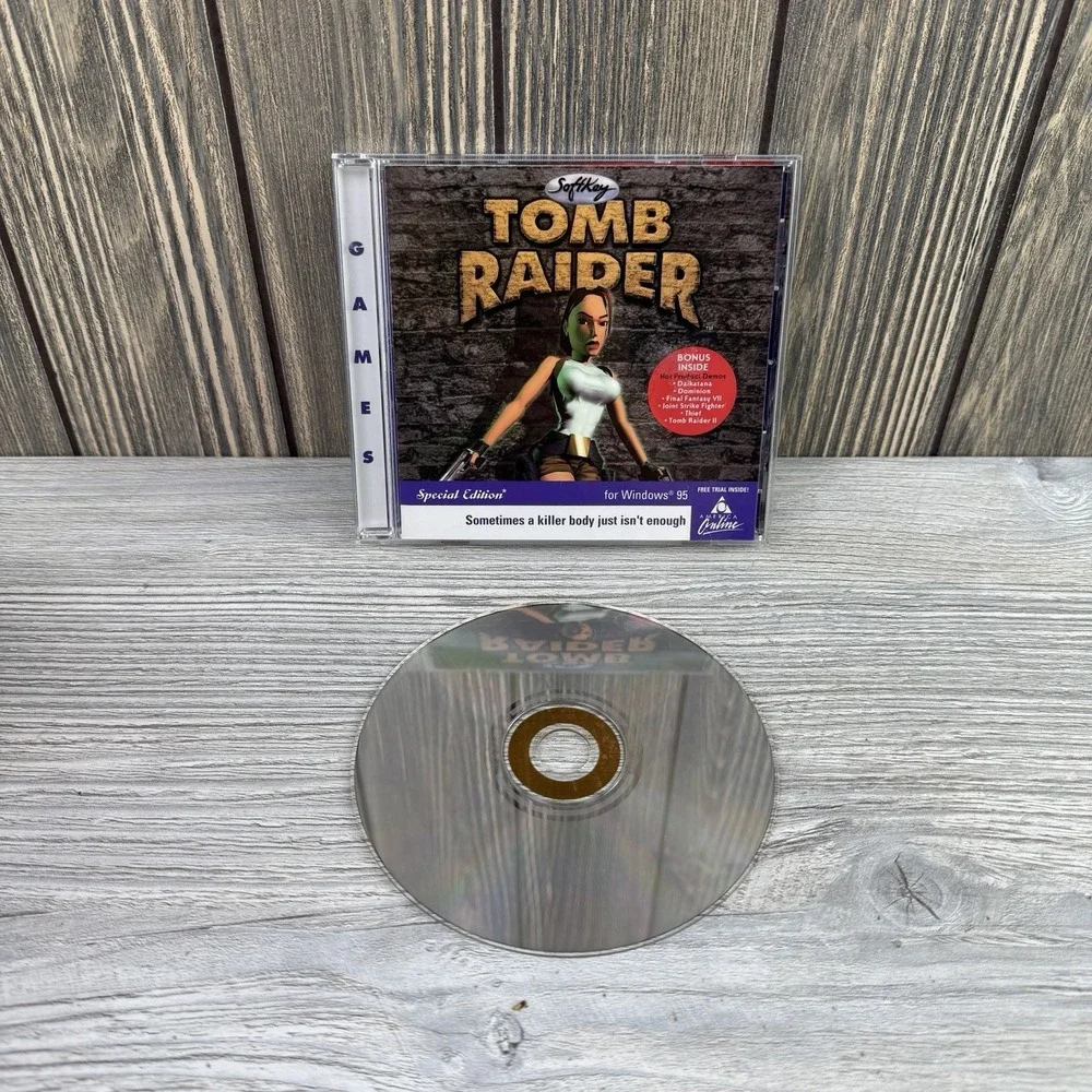 Tomb Raider (PC CD, 1998) Complete in Case Very Good Condition Eidos Tested